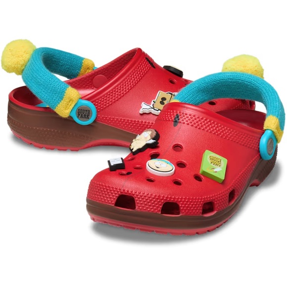 CROCS X SOUTH PARK CARTMAN classic clogs with 8 jibbitz charms size 10 Mens Nwt - Picture 2 of 16